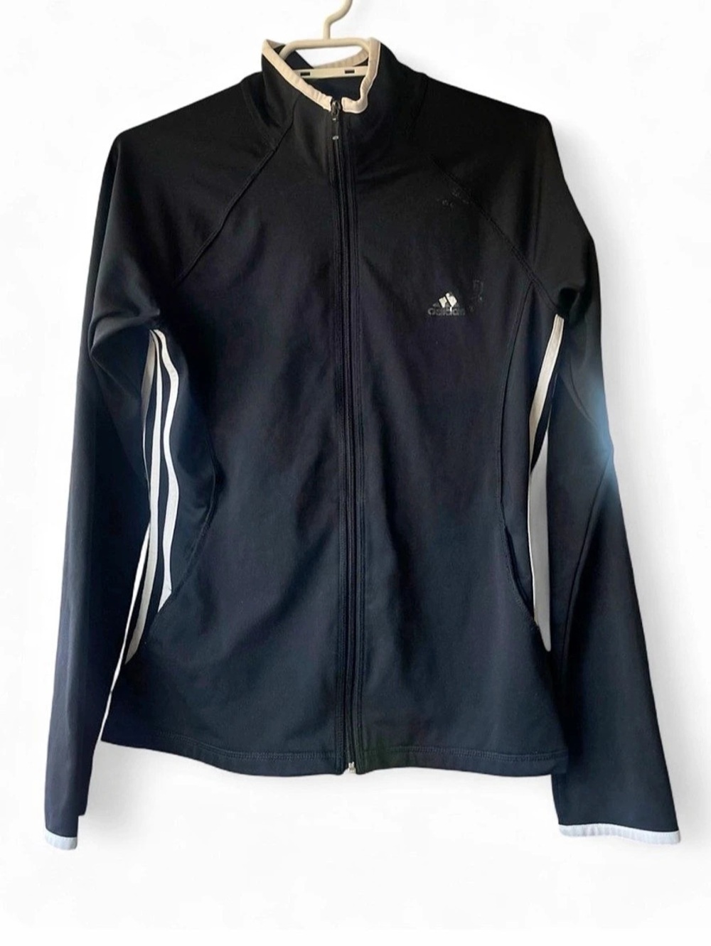 ADIDAS Full zip Black & White Track Jacket | SIZE MEDIUM